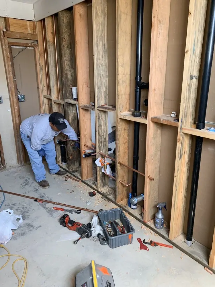 Commercial rough-in plumbing for Water Heater Replacement in Dunn Loring Woods
